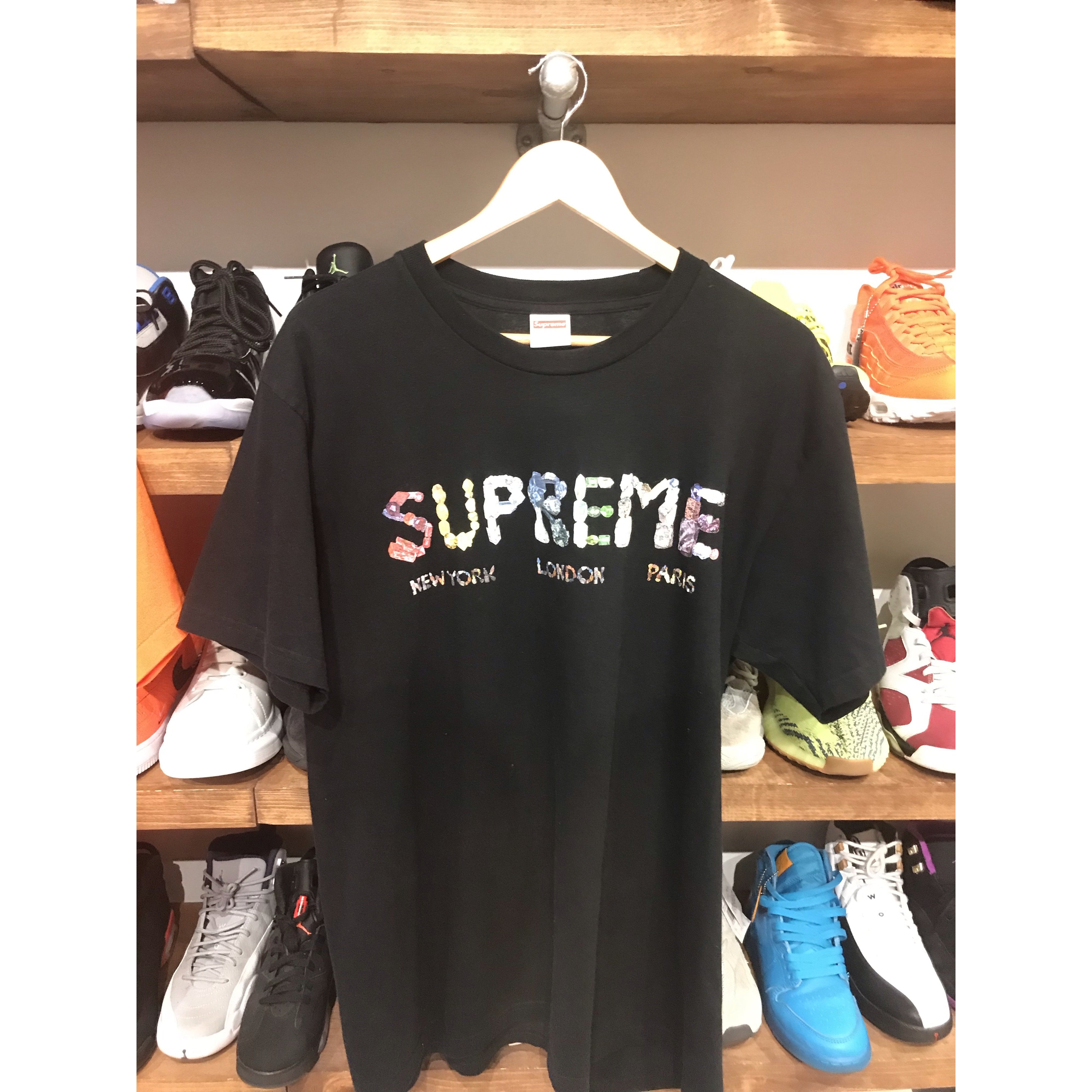 Supreme rocks tee Tシャツ t-shirt black