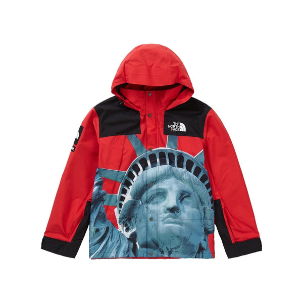 Supreme x TNF Red Statue of Liberty Mountain Jacket