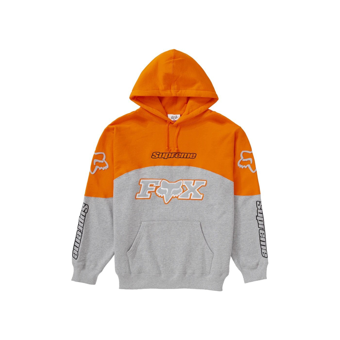 Supreme S Logo Split Hooded Sweatshirt Heather Grey – Centrall Online