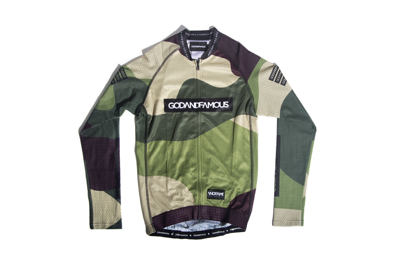 God and Famous Duck Camo 3TAC LS Jersey