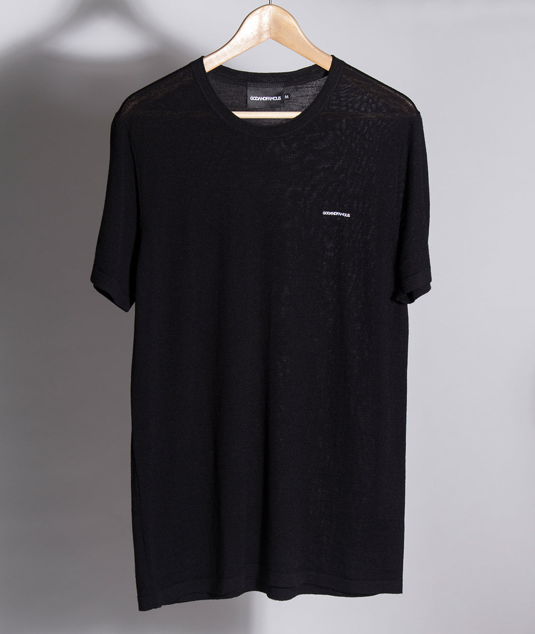 God and Famous Merino Wool Knit Shirt