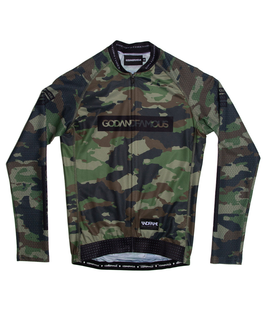 100% Airmatic Long-Sleeve Jersey - Men's Limited Edition Black Camo, S