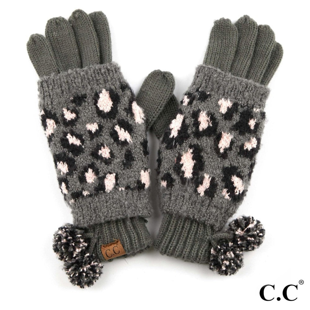 cc leopard gloves