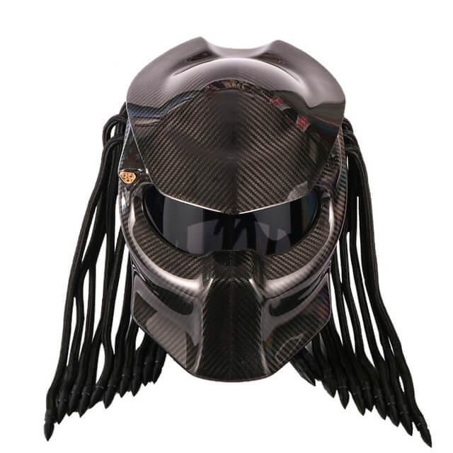 Predator Carbon Motorcycle Helmet Full Face Iron Warrior Man Hel – pazoma