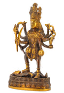 Kali Mata Brass Statue 9"