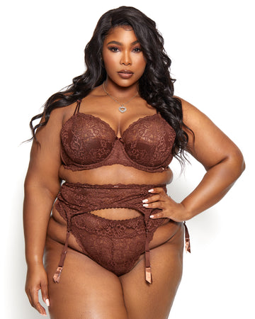 Sexy Woman With Curves Loves Chocolate