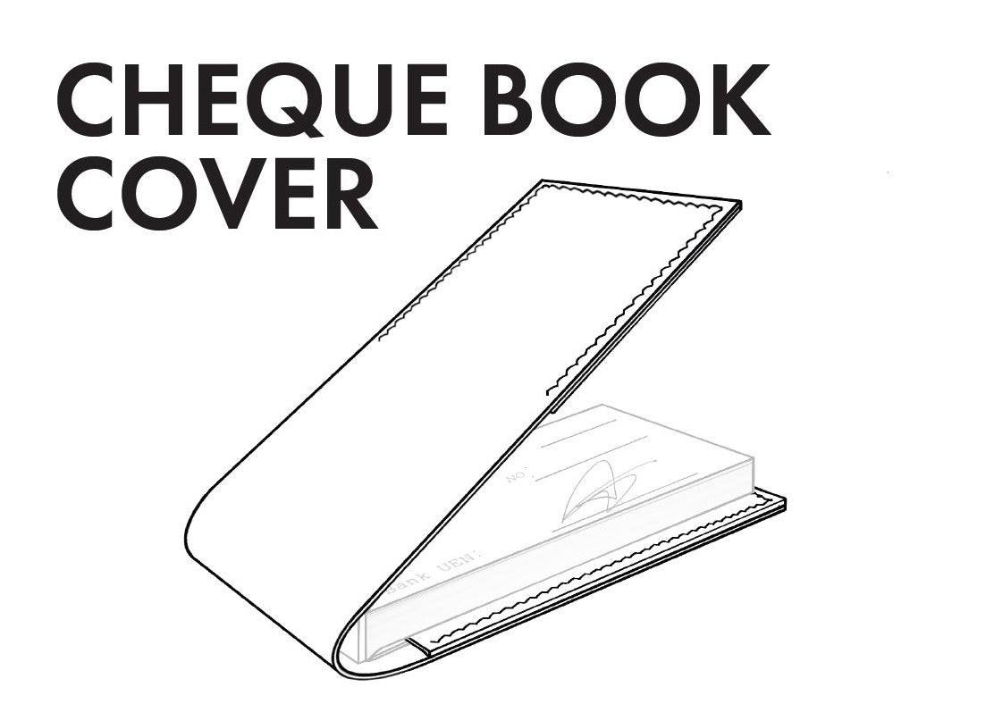 chequebook cover