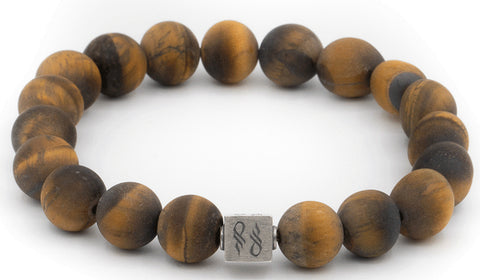 Volcanic Lava & Tiger Eye Bracelet | Empire of the Gods