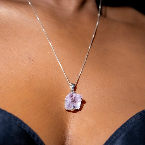 Pink kyanite Necklace