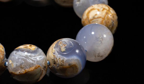 Hessonite Bracelet, Gomadikam Bracelet, Chalcedony Bracelet