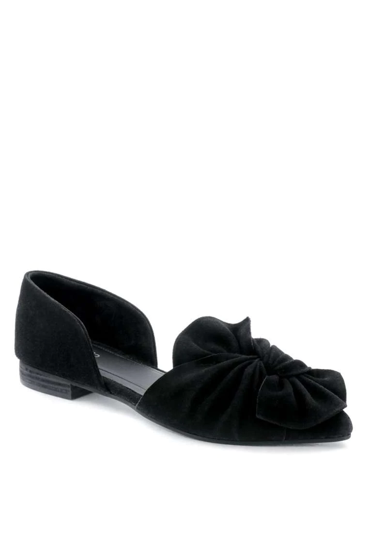 BAAKO BLACK KNOTTED SHOE