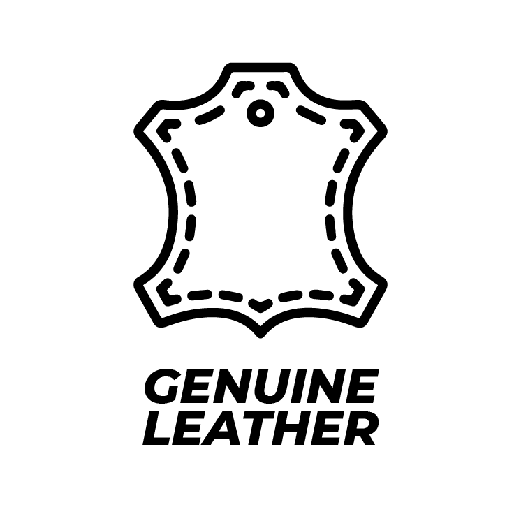 Geniune leather product tag