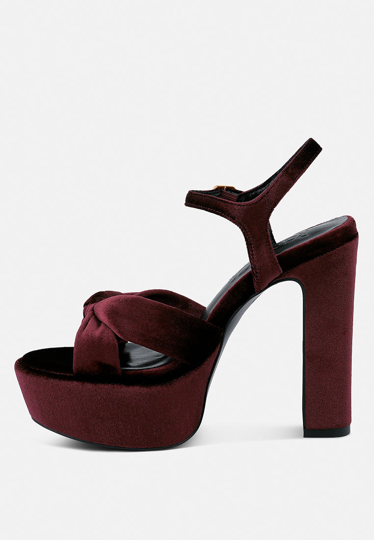 Sandalias Tacón Plataforma Liddel Burdeos Mujer | Zapatos De Lujo En Sandalias Para Mujer Calzado Compras En En Ragnco.Com – Rag Co