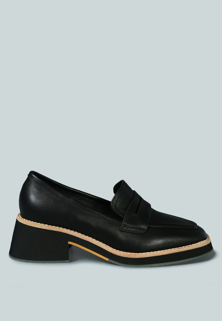 MOORE Lead lady Loafers in Black – Rag & Co