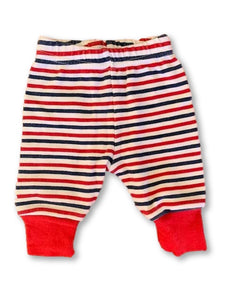 red newborn pants