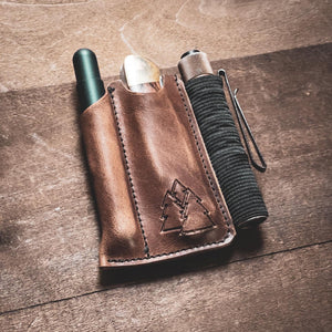 The Bass Harbor Leather Key Fob