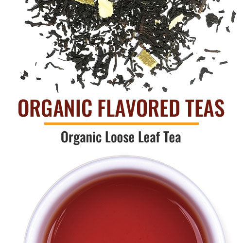 Organic Flavored Teas All our Organic flavored teas use natural flavoring and are compliant with USDA organic rules. Organic flavored teas should be purchased in small quantities to keep the flavor fresh. The ingredients in our organic flavored teas are all certified organic including the botanicals that lend aesthetic beauty.