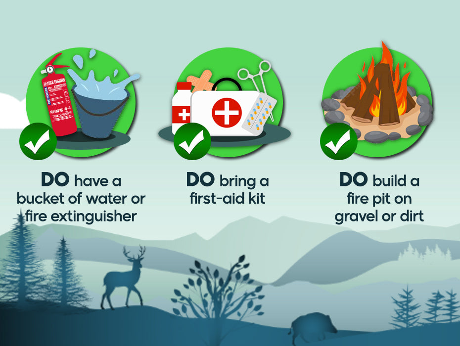 The Do's for Fire Safety for Camping