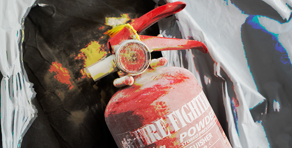 Image of Fire Extinguisher that needs a service