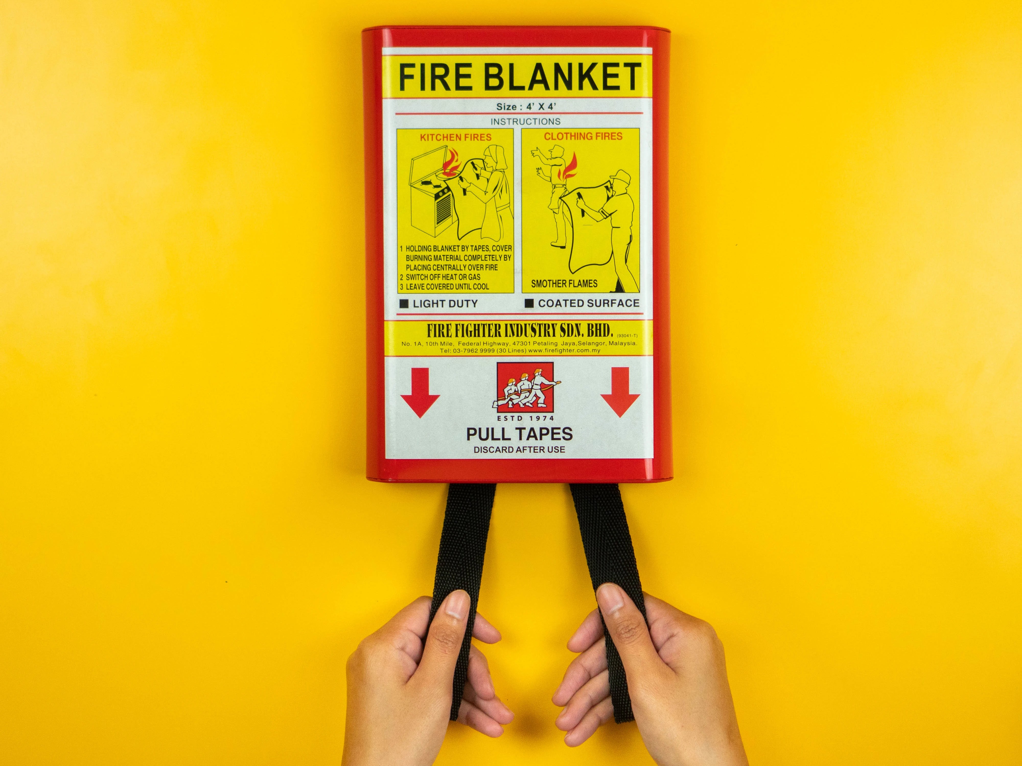 How To Use A Fire Blanket Fire Fighter Industry