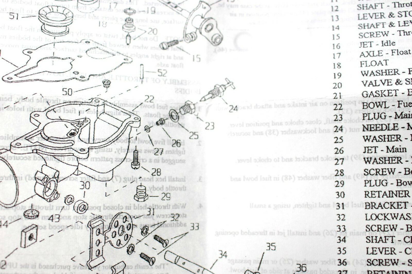 Zenith Carburetor Line Diagram Diagramaica