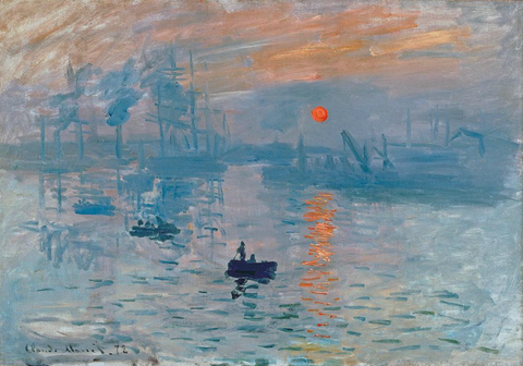 Claude Monet "Impression, soleil levant" 1872