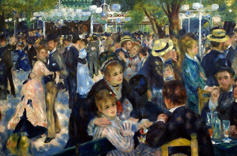 Auguste Renoir "Bal du moulin de la Galette" 1877.