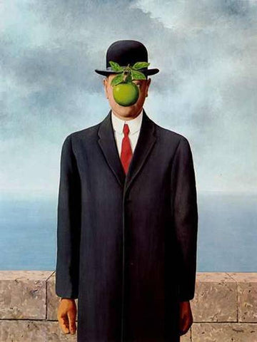 René Magritte, Le Fils de l'homme, 1964, huile sur toile