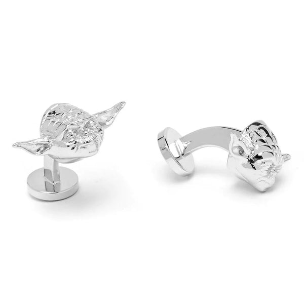 Star Wars 3D Palladium Yoda Cufflinks