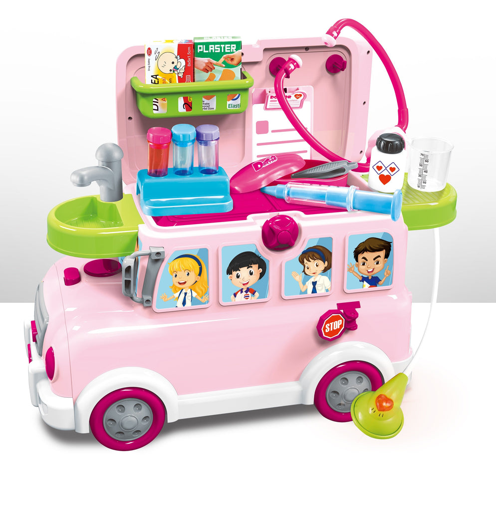 pink bus toy