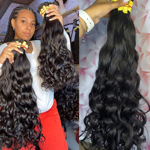 100% Human Hair Bulk Extension Virgin Human Hair - Webster.direct