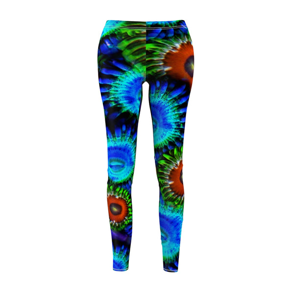 Zoanthids by Christina Multi Colored Zoanthid Garden Women's  Casual Leggings