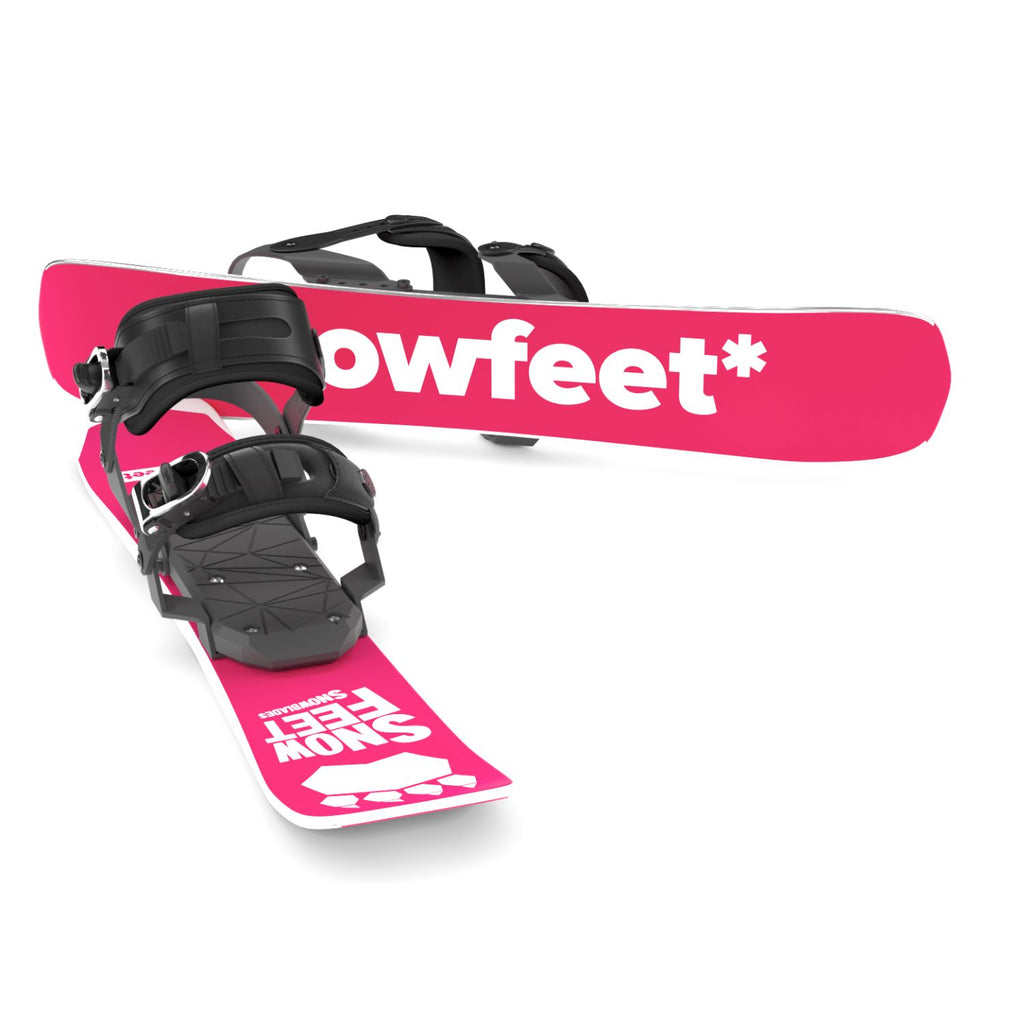 Skiboards snowblades skiblades with snowboard bindings by Snowfeet 