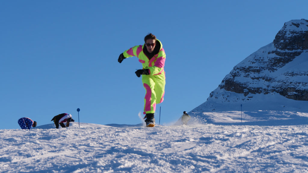 Snowfeet short skis mini skis ski skates