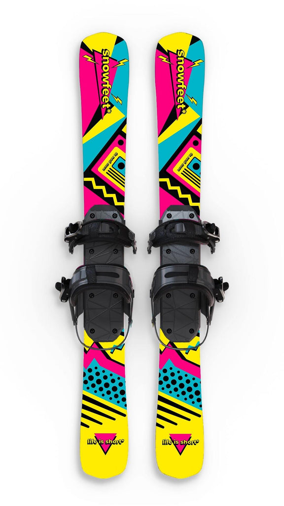 Skiboards snowblades skiblades by Snowfeet short skis little skis skis for beginners
