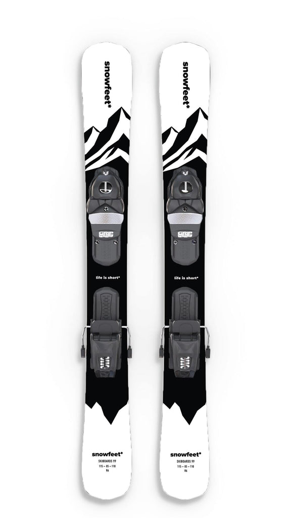 Snowblades by Snowfeet short skis little skis skiboards snowblades