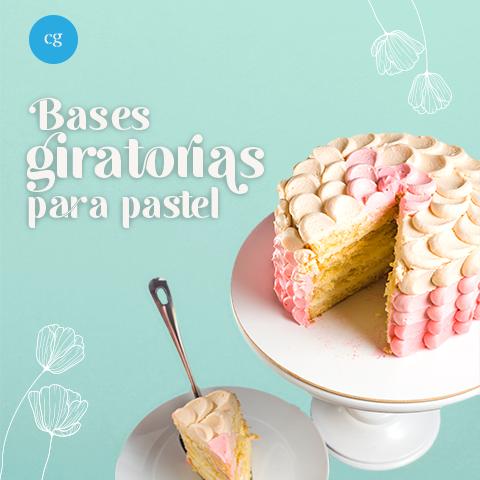 Bases giratorias para pastel – Central Gourmet MX