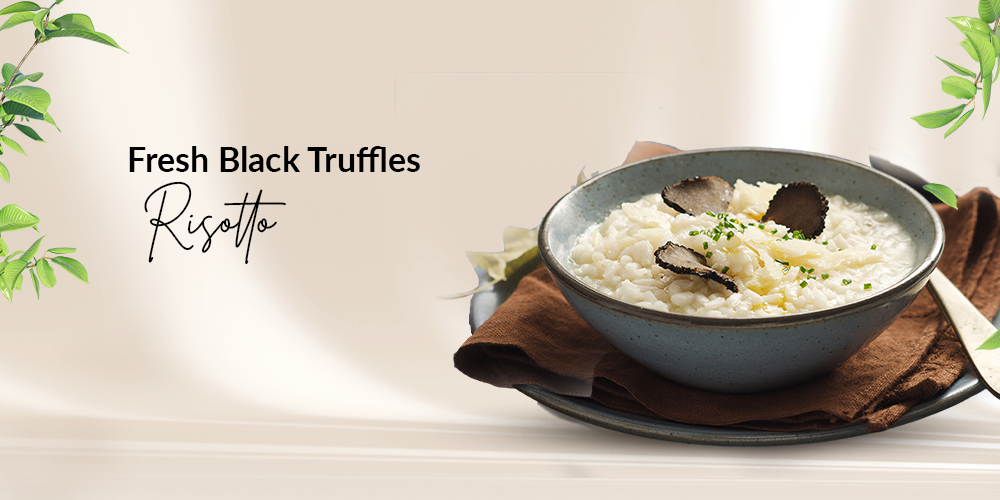 Fresh Black Truffles Risotto - TitaItalia