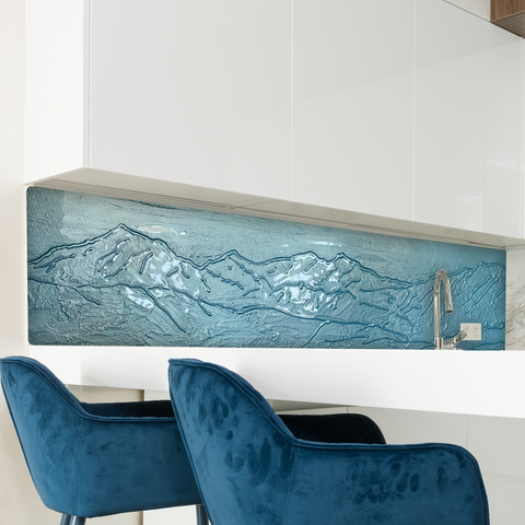 Coastal and Mountain Splashback for New Zealand kiwi homes