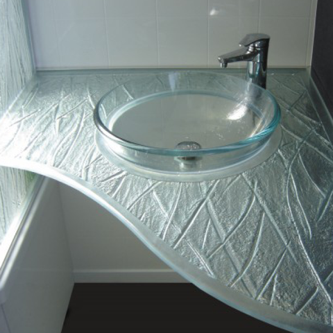 glass counter top vanity bathroom glass from escape glass nz slumped and toughened