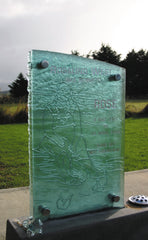 headstone glass toughened NZ hand made custom made 