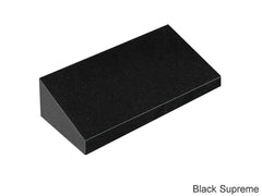 berm recumbent memorial plaque base in black granite