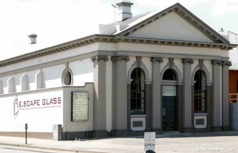 escape glass exterior building masonic lodge invercargill new zealand