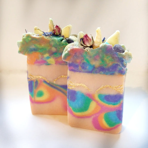 Rosie the Unicorn inspired Artisan soap. Handmade NZ