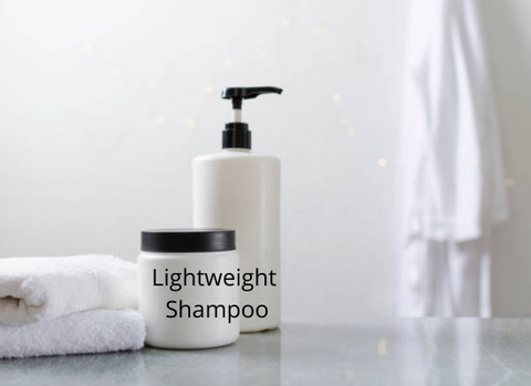 Opt for a lightweight shampoo