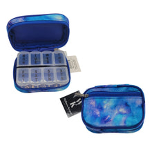 Load image into Gallery viewer, WEEKLY PILL AND VITAMIN BOX WITH ZIPPER CASE