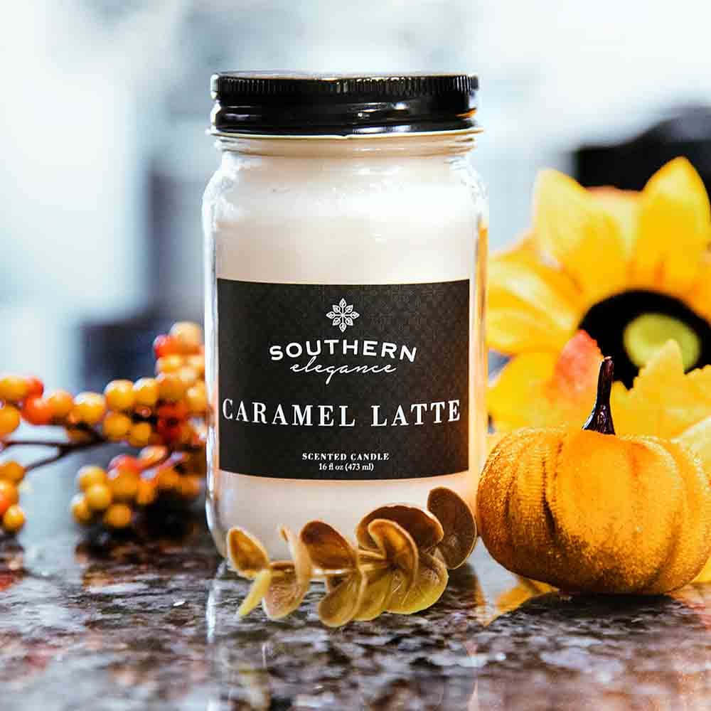 Signature Scents Collection: 16 oz Mason Jar Candle - Southern Elegance