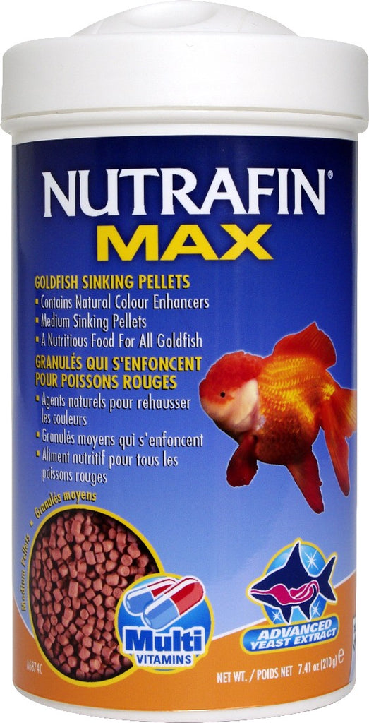 Nutrafin Max Medium Goldfish Sinking Pellets 210gm