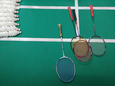 Badminton Shuttles Setup for Training