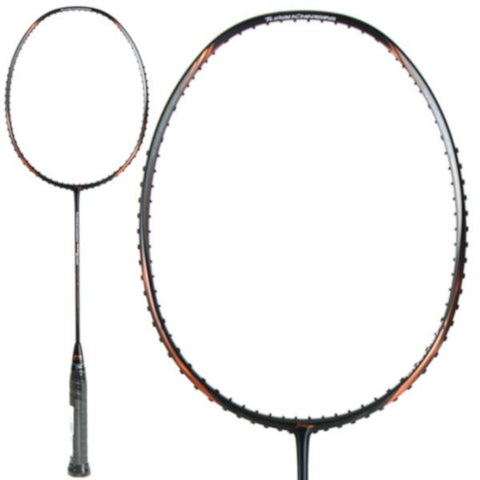 LI-NING TURBO CHARGING 75 COMBAT 4U BADMINTON RACKET - BLACK